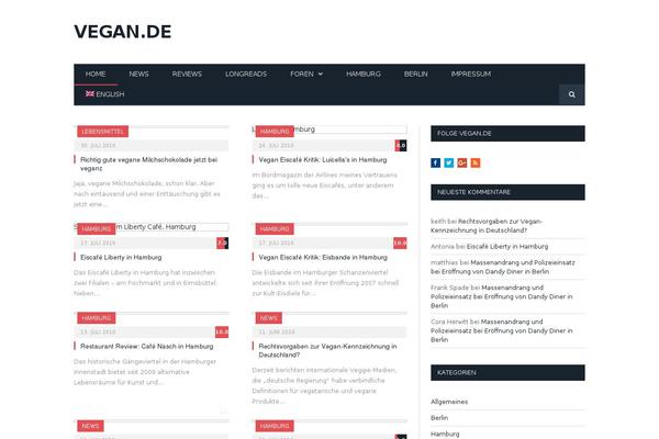 SmartMag Child theme site design template sample