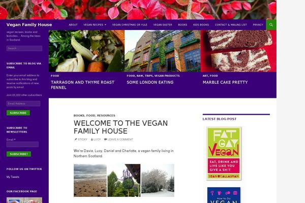 veganfamily.co.uk site used Twenty Fourteen