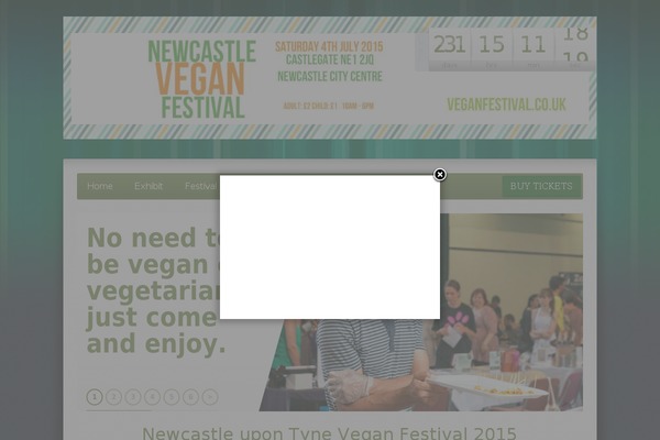 Site using Floating Social Bar plugin