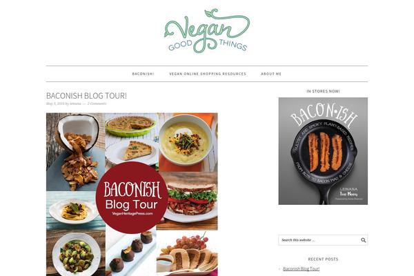 Foodie Pro theme site design template sample