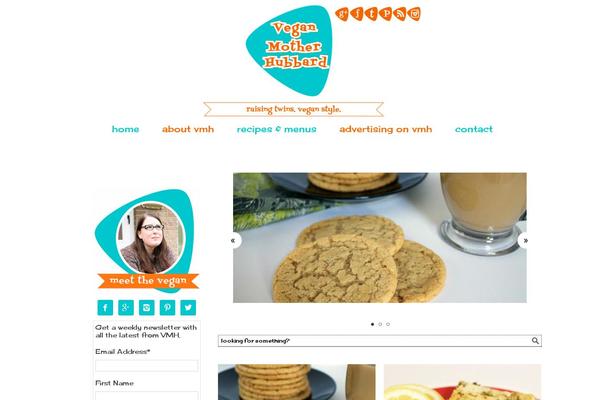 Foodie theme site design template sample