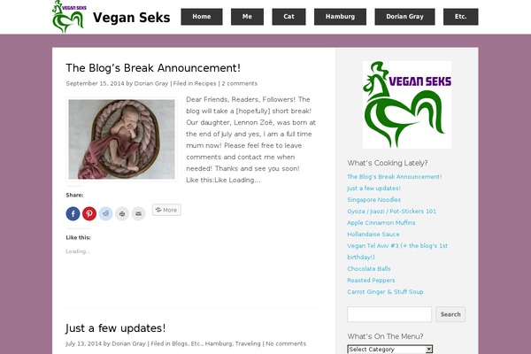 Faber theme site design template sample