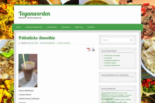 zeeTasty theme site design template sample