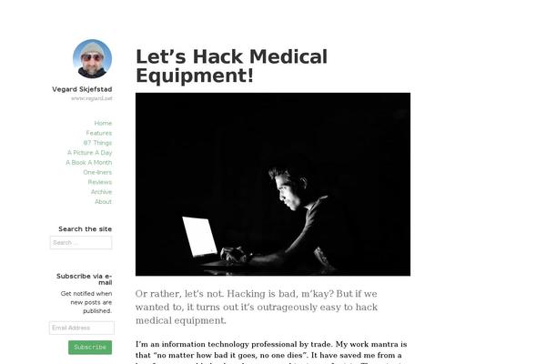 Site using WP-Syntax plugin