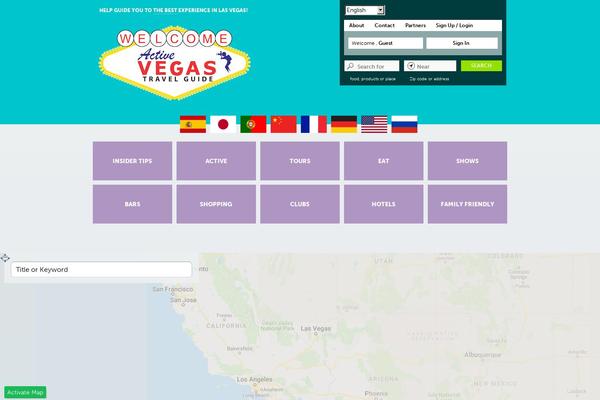 GeoTheme theme site design template sample