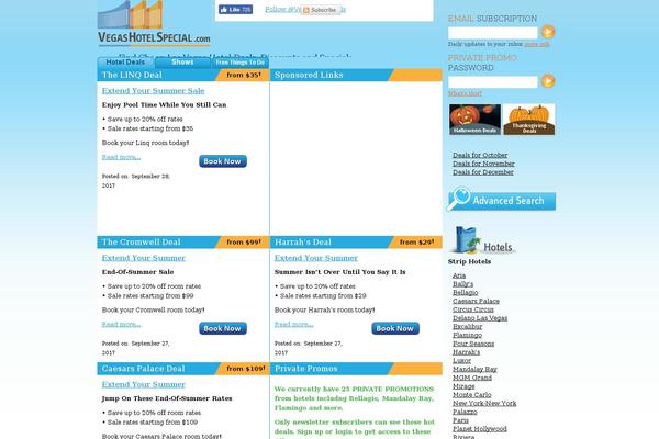 vegashotelspecial.com site used Vegashotelspecial