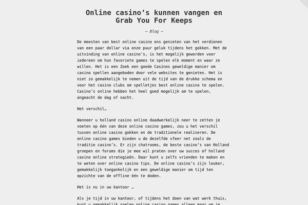 Gazette theme site design template sample