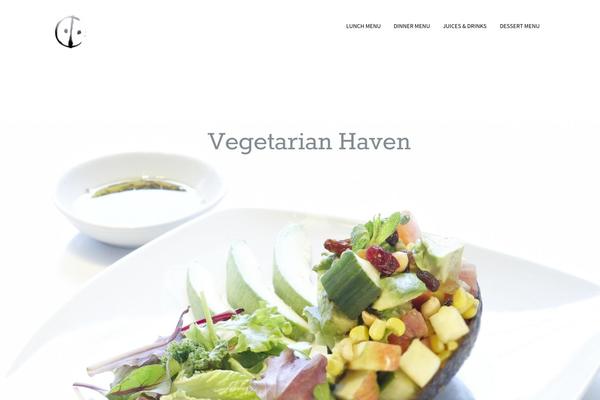 Food theme site design template sample