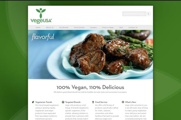 vegeusa.com site used Inspired