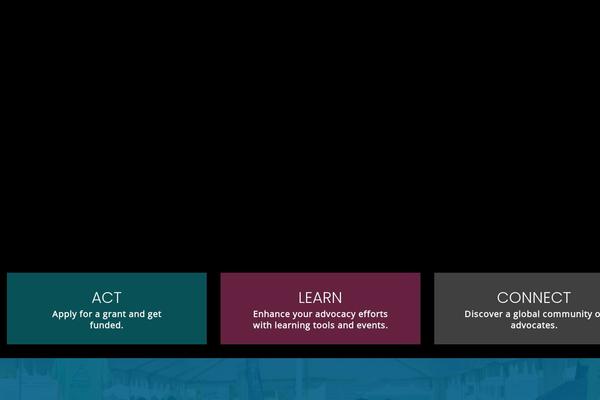 IMPACT theme site design template sample