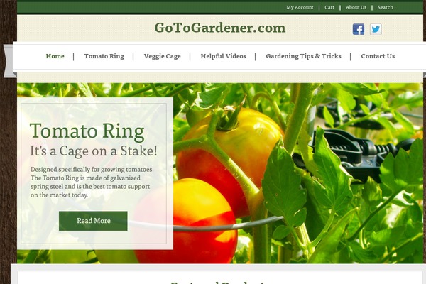 veggiecage.com site used Gotogardener
