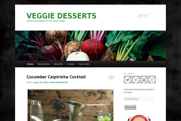 veggiedesserts.co.uk site used Foodiepro-v441