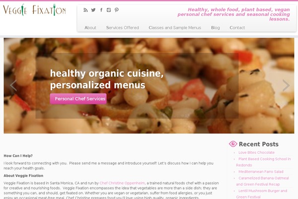 Customizr theme site design template sample