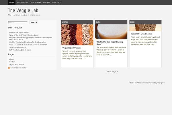 Codium Grid theme site design template sample