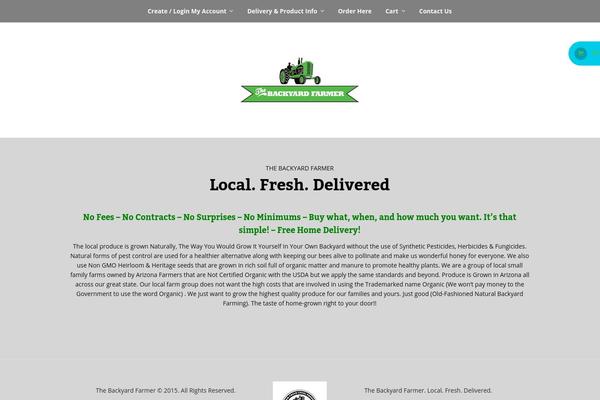 The One Pager theme site design template sample