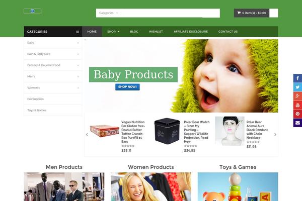 Bigboom theme site design template sample