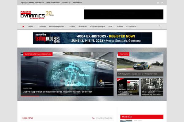 SmartMag theme site design template sample