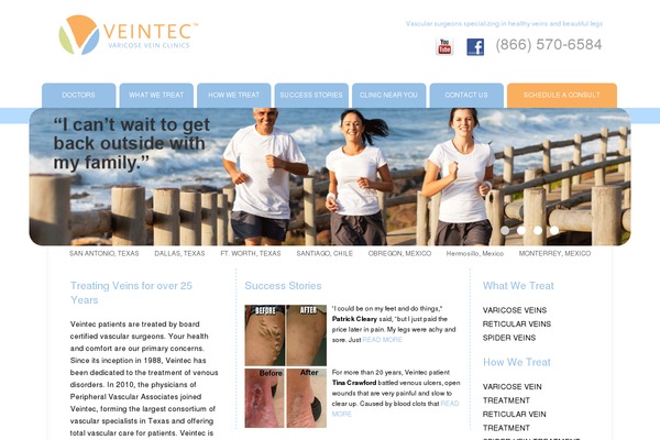 veintec.com site used Foundation-wp