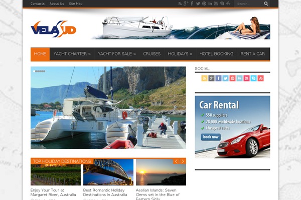Jarida theme site design template sample