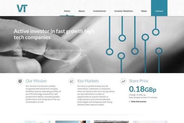 Vela theme site design template sample