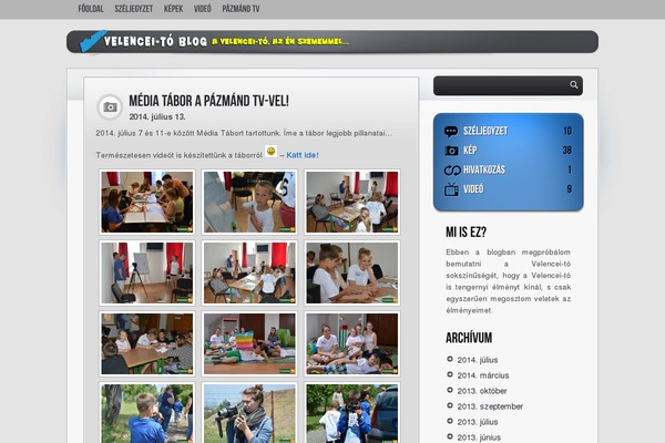 Multimedia theme site design template sample