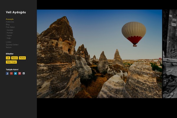 Photopro theme site design template sample