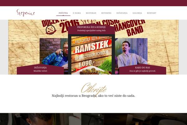 NUVO theme site design template sample