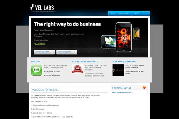 vellabs.com site used Wisebusiness