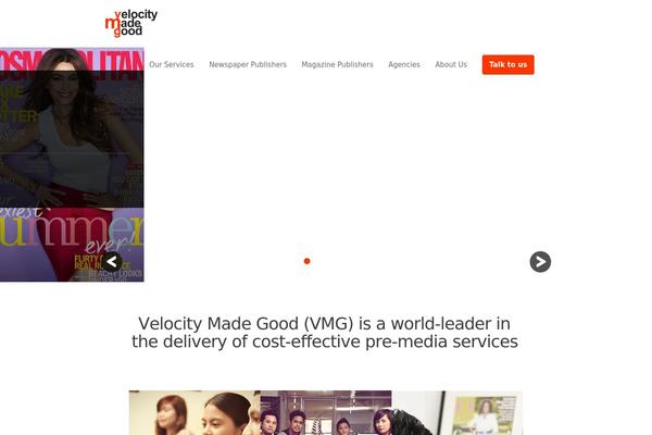 velocitymadegood.co.nz site used Truetheme