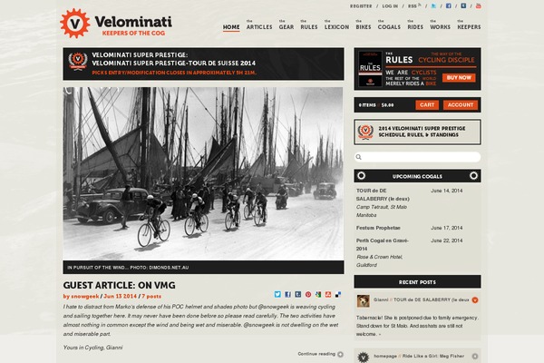 velominati.com site used Sparker