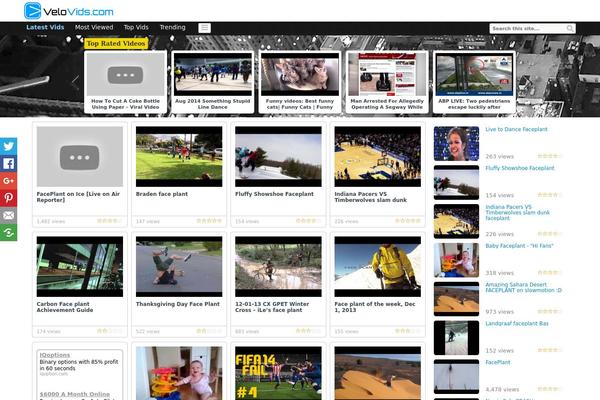 Covertvideopress theme site design template sample