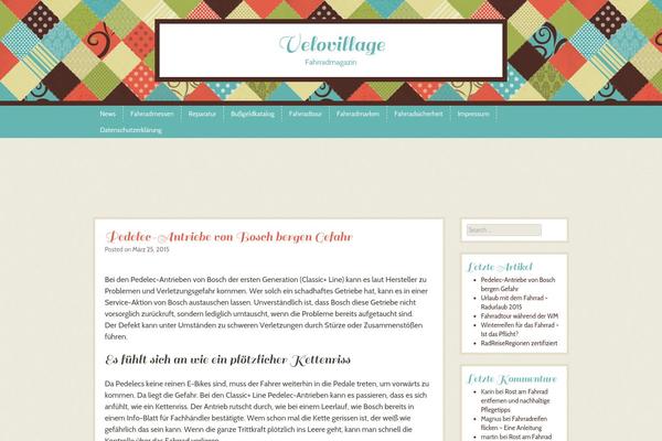 Patchwork theme site design template sample