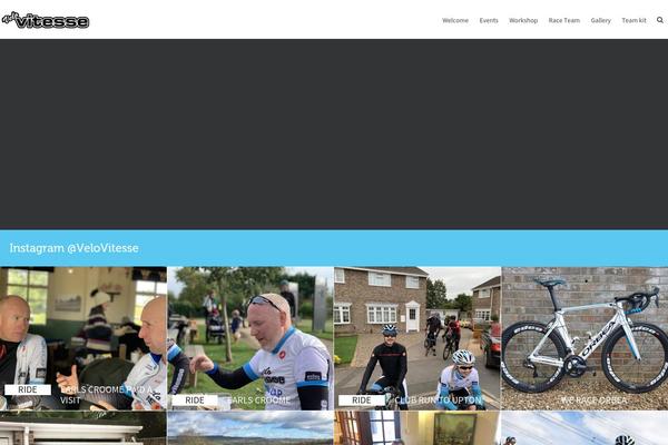 Velo-child theme site design template sample