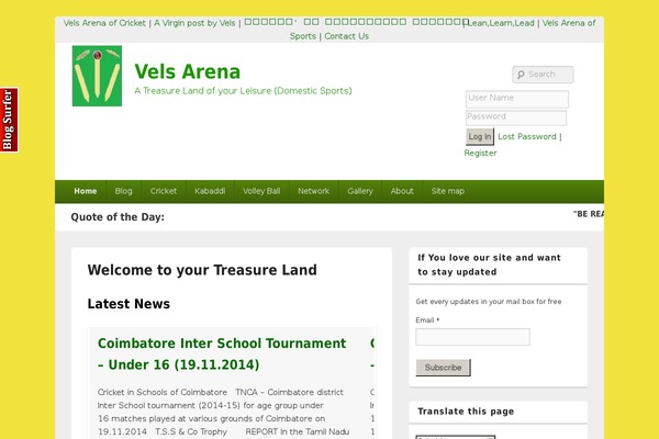Site using Animated Twitter Bird plugin