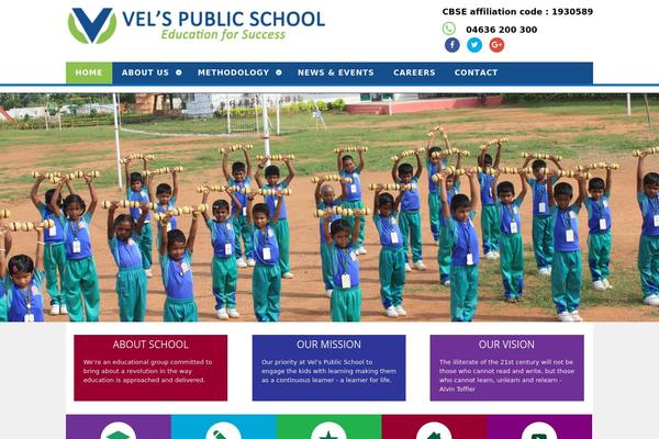 ParkCollege theme site design template sample