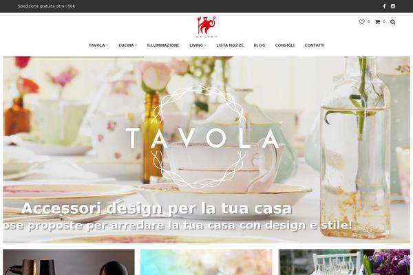 Shopkeeper Child theme site design template sample