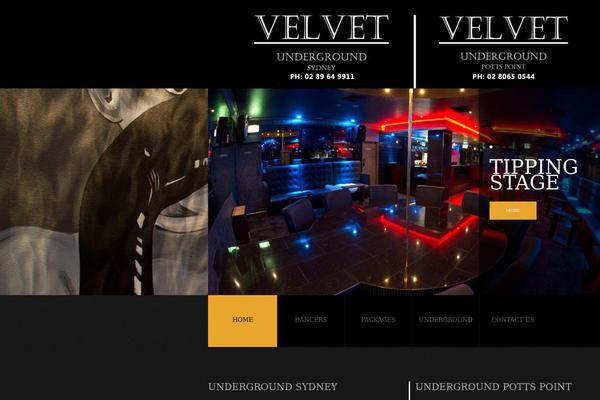 velvetunderground.net.au site used Theme1630