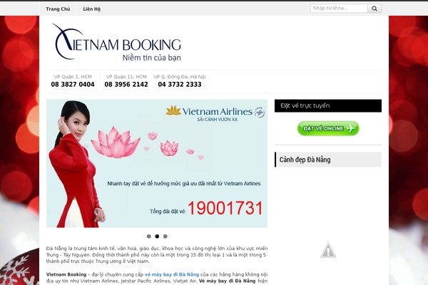 vemaybaydidanang.vn site used Vemaybaydi
