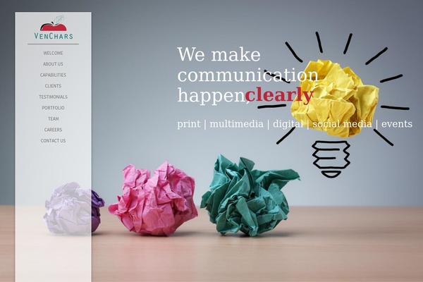 Vellum theme site design template sample