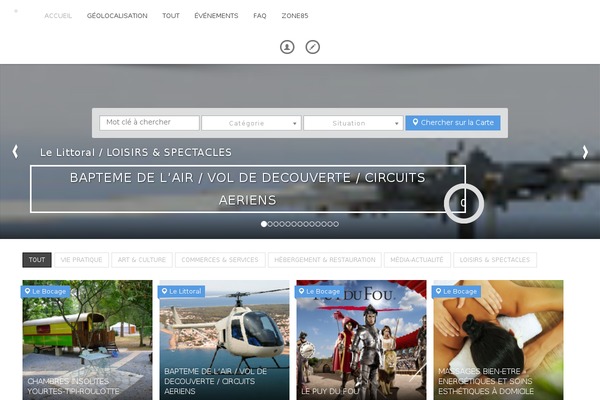 Javo Directory theme site design template sample