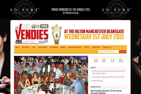 Site using Easy WordPress Parallax Slider plugin