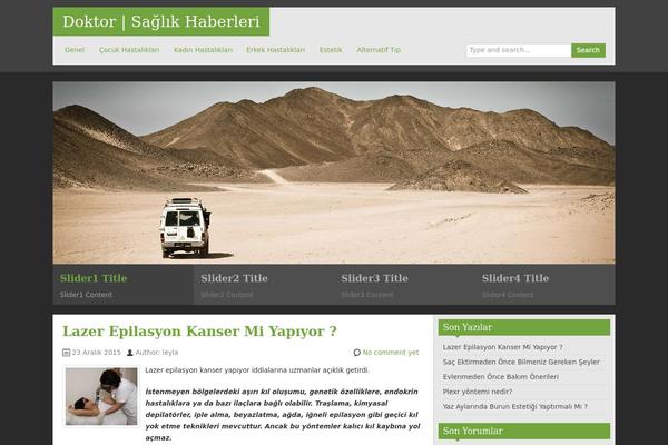 zAlive theme site design template sample