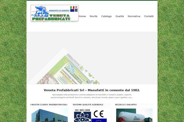 Extensio theme site design template sample