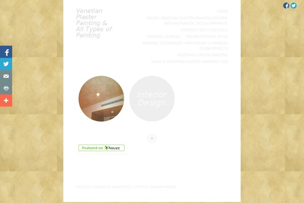 Spun theme site design template sample
