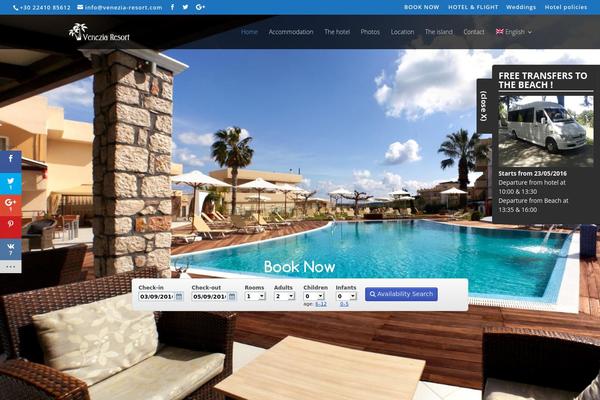 Kaleido theme site design template sample