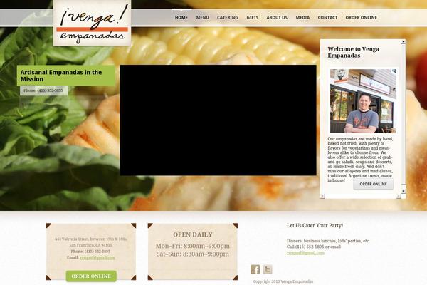 Foodlovers theme site design template sample