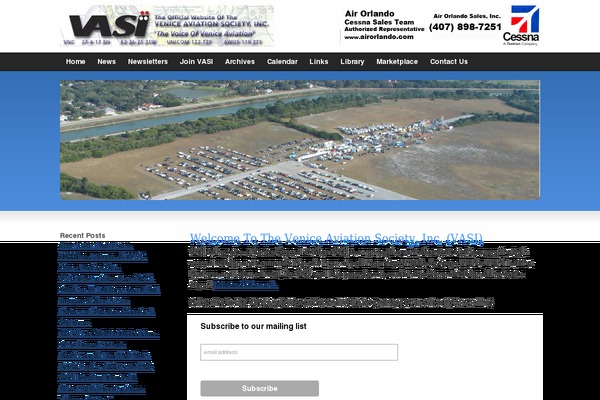 veniceaviationsociety.com site used Aviation