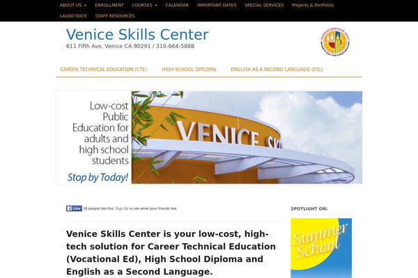 Site using Event Calendar plugin