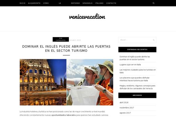 Flat theme site design template sample