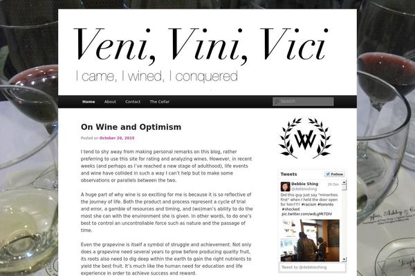 Twenty Eleven theme site design template sample